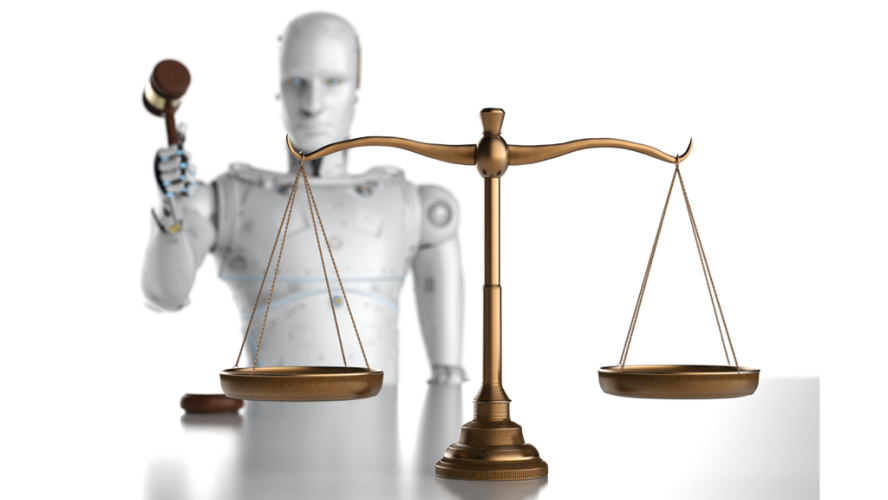 Stock-photo-robot-with-scales-of-justice